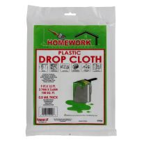 Tape-It Homework Plastic Drop Cloth, DP008