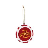 Evergreen Game Chip Ornament, Iowa State University, 3OT962PC