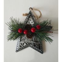 Seasonal Expressions Metal Iron Star Ornament, 904746