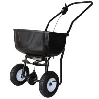 Backyard Expressions 44 LB Spreader with 8 IN Pneumatic Wheel, 910292