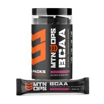 MTN OPS BCAA 2:1:1, Strawberry Dragonfruit, 20 Trail Packs, 2119420320