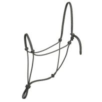 Silvertip Sky Rope Halter, 35-9585-W37, Black / Silver, Average