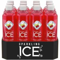 Sparkling Ice Zero Sugar Cherry Limeade Sparkling Water, 622316, 17 OZ