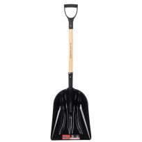 Black Diamond 36 IN Wood D-Handle Poly Grain Scoop, BDGS201MS