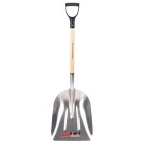 Black Diamond 36 IN Wood D-Handle Aluminum Grain Scoop, BDGS202MS