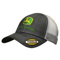 John Deere Kids Classic Twill Cap, 01ZN-02X1-JDR-6U0, Charcoal, One Size Fits All