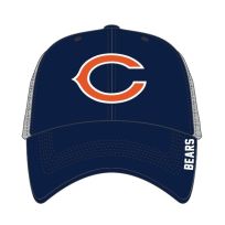NFL Chicago Bears Two Tone Poly Washed Cotton Cap, JA92002.TEM00, One Size Fits Most