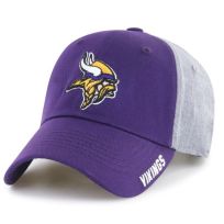 NFL Minnesota Vikings Two Tone Poly Washed Cotton Cap, JA92032.TEM00, One Size Fits Most