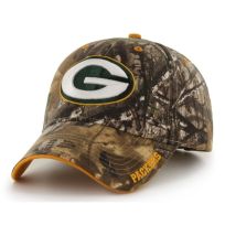 NFL Green Bay Packers Real Tree Camo Frost Cotton Cap, JB04020.CMO00, One Size Fits Most