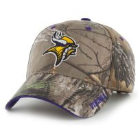 NFL Minnesota Vikings Real Tree Camo Frost Cotton Cap, JB04032.CMO00, One Size Fits Most
