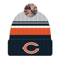NFL Chicago Bears Pinewood Cuffed Knit Hat, JB31002.TEM00, One Size Fits Most