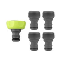 Flexzilla Garden Hose Quick-Connect Fittings, 5-Piece Plug Kit, HFZGAK13