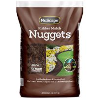 NuScape Brown Rubber Nugget Mulch, LNS8BR, .8 CU FT