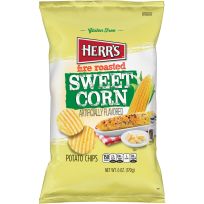 HERR'S Fire Roasted Sweet Corn Potato Chips, 7910, 6 OZ