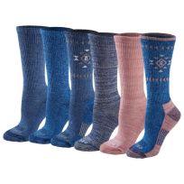 Dickies Dri-Tech Tribal Crew Socks, I61006-465, Blue, 9 - 11