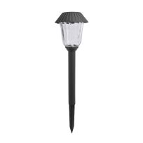 Moonrays Solar Black Stake Light with Glass Lens, 6-Pack, 26245MR