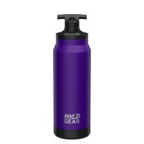 Wyld Gear Mag Series Flask Stainless Steel Water Bottle, 34-MAG-PURPLE, Purple, 34 OZ