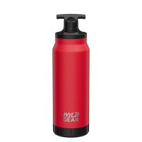 Wyld Gear Mag Series Flask Stainless Steel Water Bottle, 34-MAG-RED, Blue / Red / White, 34 OZ