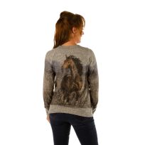 Liberty Wear Women's Beautiful Dreamer Graphic Long Sleeve Shirt