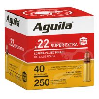 Aguila 22 LR High Velocity, 40 Grain Ammo, 250 Rounds, 1B221100