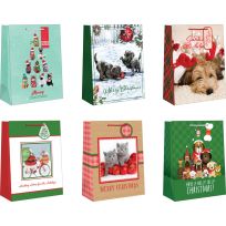 Paper Images JR Cub Treat Gift Bag, Love of Pets, Assorted, CGBTJ2A-12