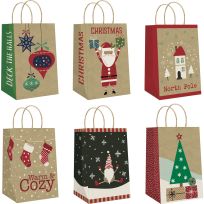 Paper Images JR Cub Kraft Gift Bag, Assorted, CKGBA1-18