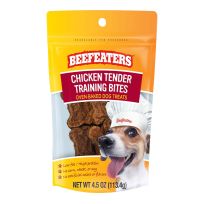 BEEFEATERS Hybrids Oven-Baked Chicken Tender Training Bites Dog Treats, 348900, 4.5 OZ